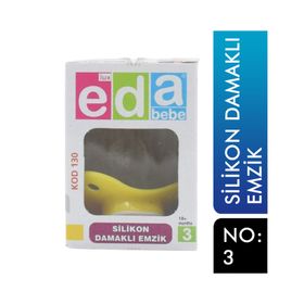 Eda Baby No 3 Silikon Damaklı Emzik
