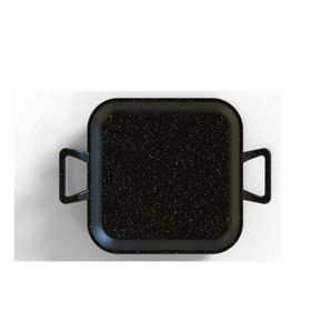 Eda Cookware 24 cm Siyah Kare Döküm Tava