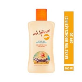 Eda Taşpınar 200 ml SPF 20 Beyaz Ten Bronzlaştırıcı