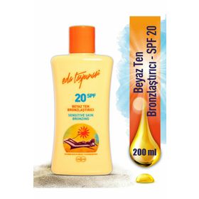 Eda Taşpınar 200 ml SPF 20 Beyaz Ten Bronzlaştırıcı