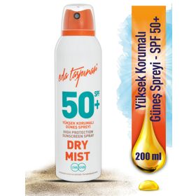 Eda Taşpınar 200 ml SPF50+ Yüksek Korumalı Güneş Spreyi