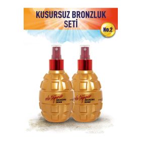 Eda Taşpınar 2x200 ml SPF 0 Bronzing Bomb Bronzlaştırıcı Yağ