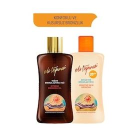 Eda Taşpınar Beyaz Ten Bronzlaştırıcı SPF 20&200 mlx2 Çeşit SPF 0 Yoğun Bronzlaştırıcı Yağ