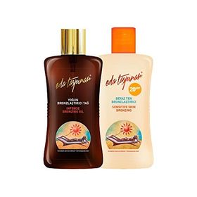 Eda Taşpınar Beyaz Ten Bronzlaştırıcı SPF 20&200 mlx2 Çeşit SPF 0 Yoğun Bronzlaştırıcı Yağ