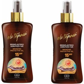 Eda Taşpınar Bronzlaştırıcı Koruyucu Yağ Spf15 200 ml x 2 Adet