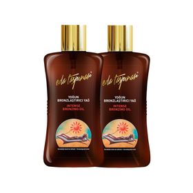 Eda Taşpınar SPF 0 2x200 ml Yoğun Bronzlaştırıcı Yağ