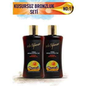 Eda Taşpınar SPF 0 2x200 ml Yoğun Bronzlaştırıcı Yağ