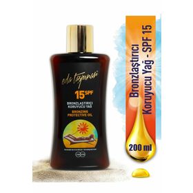 Eda Taşpınar Spf 15 Bronzlaştırıcı Koruyucu Yağ