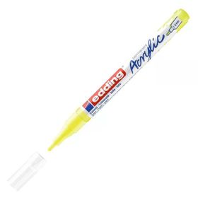 Edding 065 5000 Akrilik 5-10 mm Kesik Uç Fosforlu Sarı Markör Kalem