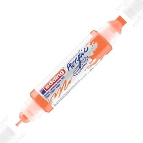 Edding 066 Akrilik 3d Double Liner Fosforlu Turuncu 5'li Paket Fosforlu Kalem