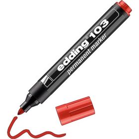 Edding 103 Kırmızı Permanent Markör Çizim Kalemi