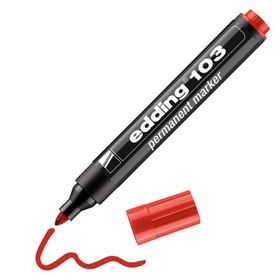 Edding 103 Kırmızı Yuvarlak Uç Permanent Marker
