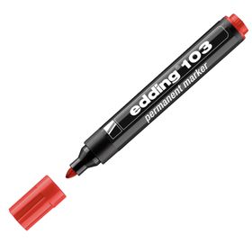 Edding 103 Kırmızı Yuvarlak Uç Permanent Marker