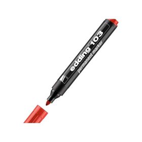 Edding 103 Kırmızı Yuvarlak Uç Permanent Marker