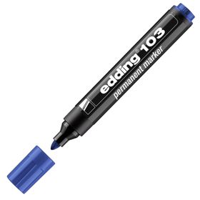 Edding 103 Mavi Yuvarlak Uç Permanent Marker