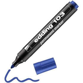 Edding 103 Mavi Yuvarlak Uç Permanent Marker
