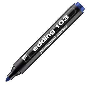 Edding 103 Mavi Yuvarlak Uç Permanent Marker