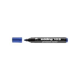 Edding 103 Mavi Yuvarlak Uç Permanent Marker