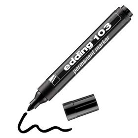 Edding 103 Siyah Yuvarlak Uç Permanent Marker