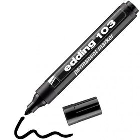 Edding 103 Siyah Yuvarlak Uç Permanent Marker