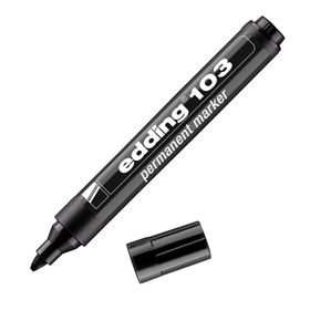Edding 103 Siyah Yuvarlak Uç Permanent Marker