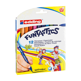 Edding 12 Renk Funtastics Keçeli Kalem