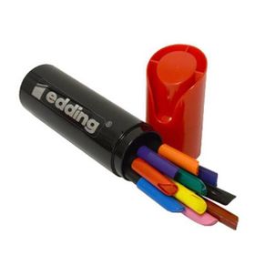 Edding 1200 10 Renk Silindir Kalem Kutusu Grafik Kalemi