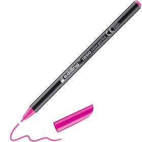 Edding 1200 fosforlu pembe İnce Uçlu