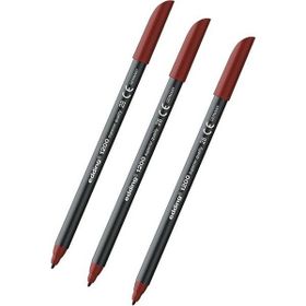 Edding 1200 Koyu Kırmızı 3 Adet Grafik Kalemi