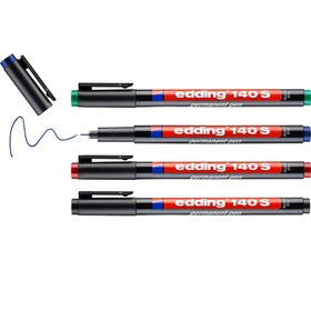 Edding 140 S 0.3 mm Uçlu 5'li Siyah Asetat Kalemi
