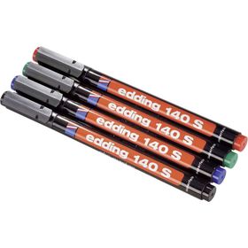 Edding 140 S 0.3 mm Uçlu 5'li Siyah Asetat Kalemi