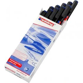 Edding 140S Permanent S Serisi Mavi 10'lu Asetat Kalem
