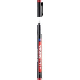 Edding 141F 0.6 MM Kırmızı Asetat Kalemi