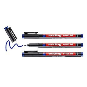 Edding 142 M Mavi 3'lü Permanent Kalem