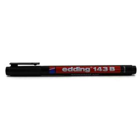 Edding 143 B Permanent Siyah Çok Amaçlı Asetat Kalemi