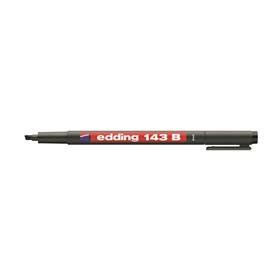 Edding 143B 1.3 mm Siyah Asetat Kalemi