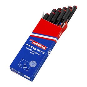 Edding 147S 10 Adet Kırmızı Asetat Kalemi