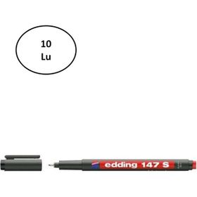 Edding 147S 10 Adet Kırmızı Asetat Kalemi
