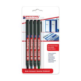 Edding 149 M 1 MM 4'lü Asetat Kalemi