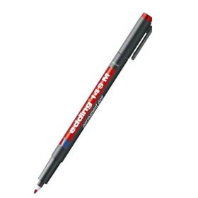Edding 149M Kırmızı 1.00 mm Uçlu Asetat Kalemi