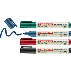 Edding 21 Ecoline Permanent Renkli Markör Kalem