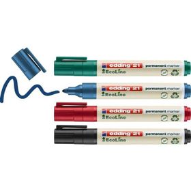 Edding 21 Ecoline Permanent Renkli Markör Kalem