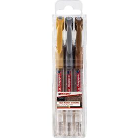 Edding 2185 -Altın Gümüş Bakır Metalik 3 0,7 mm Jel Kalem