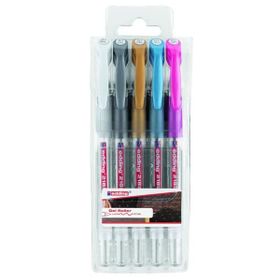 Edding 2185 Crystal Jelly Metalik 5 Renk Jel Kalem