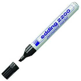 Edding 2200-01 Siyah Permanent Markör Kalem