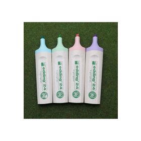 Edding 24 Ecoline Pastel 4 Renk Set Fosforlu Kalem