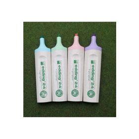 Edding 24 Ecoline Pastel 4 Renk Set Fosforlu Kalem