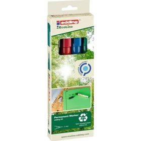 Edding 25 Ecoline 4 Renk Doldurulabilir Permanent Marker