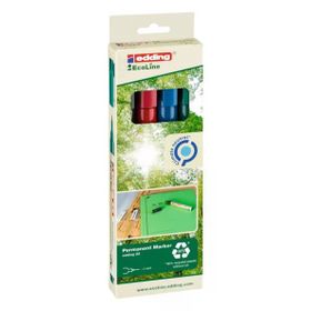 Edding 25 Ecoline 4 Renk Doldurulabilir Permanent Marker