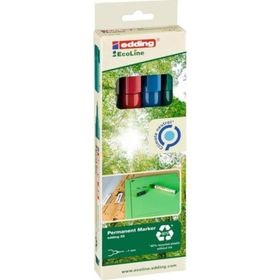 Edding 25 Ecoline 4 Renk Doldurulabilir Permanent Marker